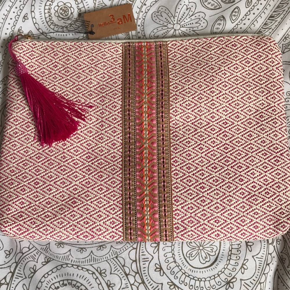 Clutch 4 purse, iPad/makeup case, jewelry holder